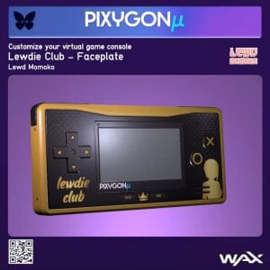 Lewdie Club Pixygonμ Faceplate