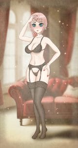 Vintage Vixen in Lingerie